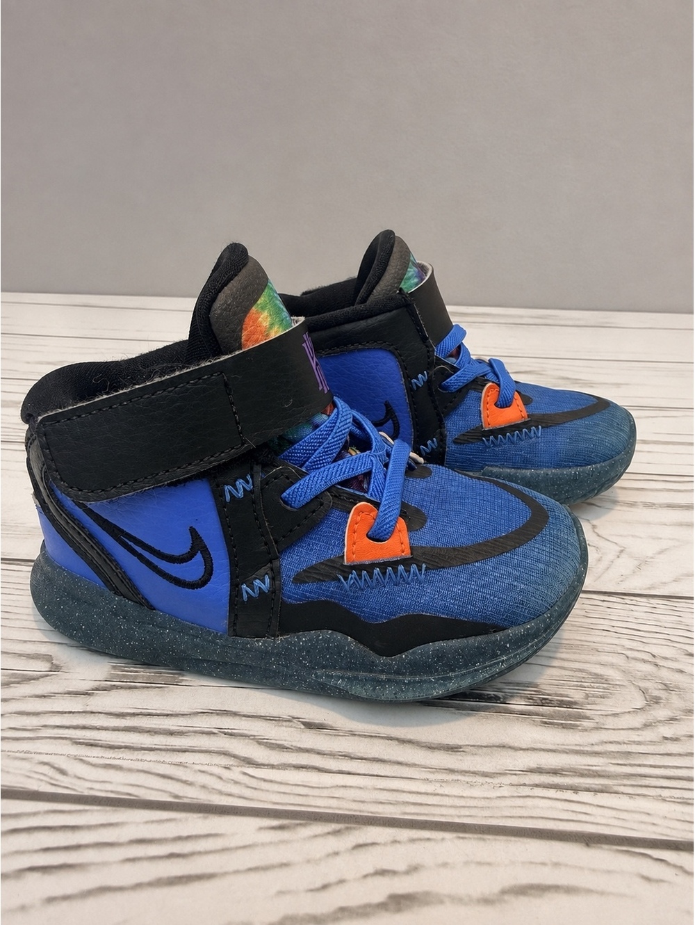 Nike Kyrie Infinity SE Tie-Dye Toddler 7C Blue Basketball Sneakers